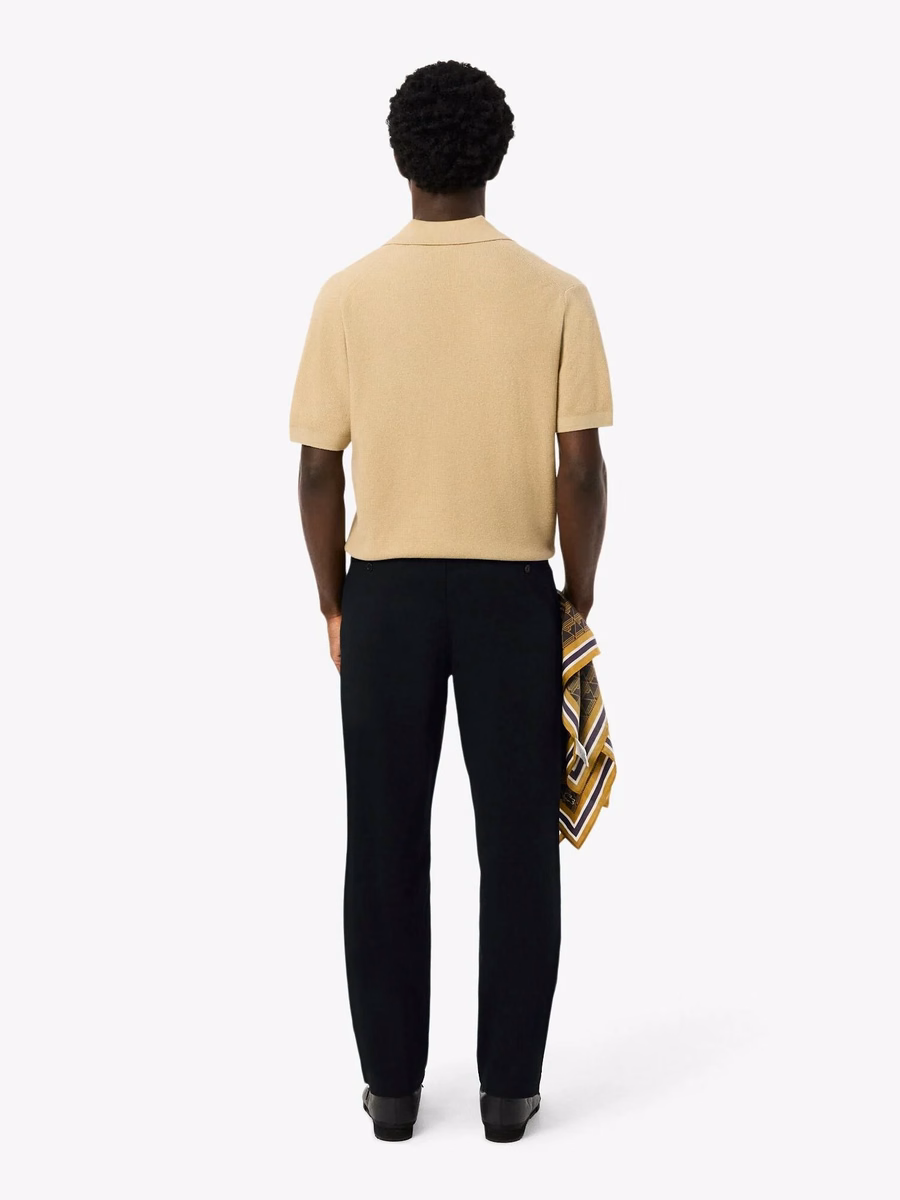 Pantaloni chino in gabardine di cotone a vestibilità regolare