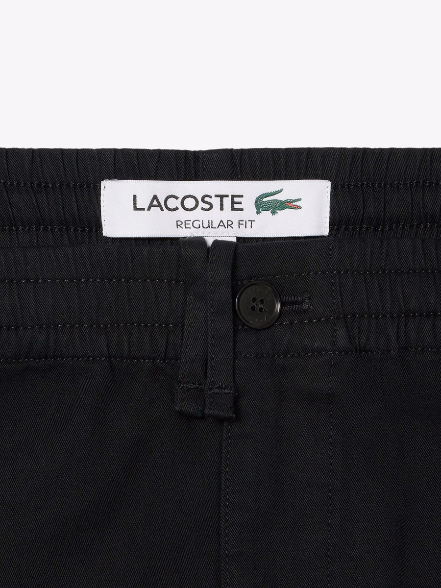 Pantaloni chino in gabardine di cotone a vestibilità regolare