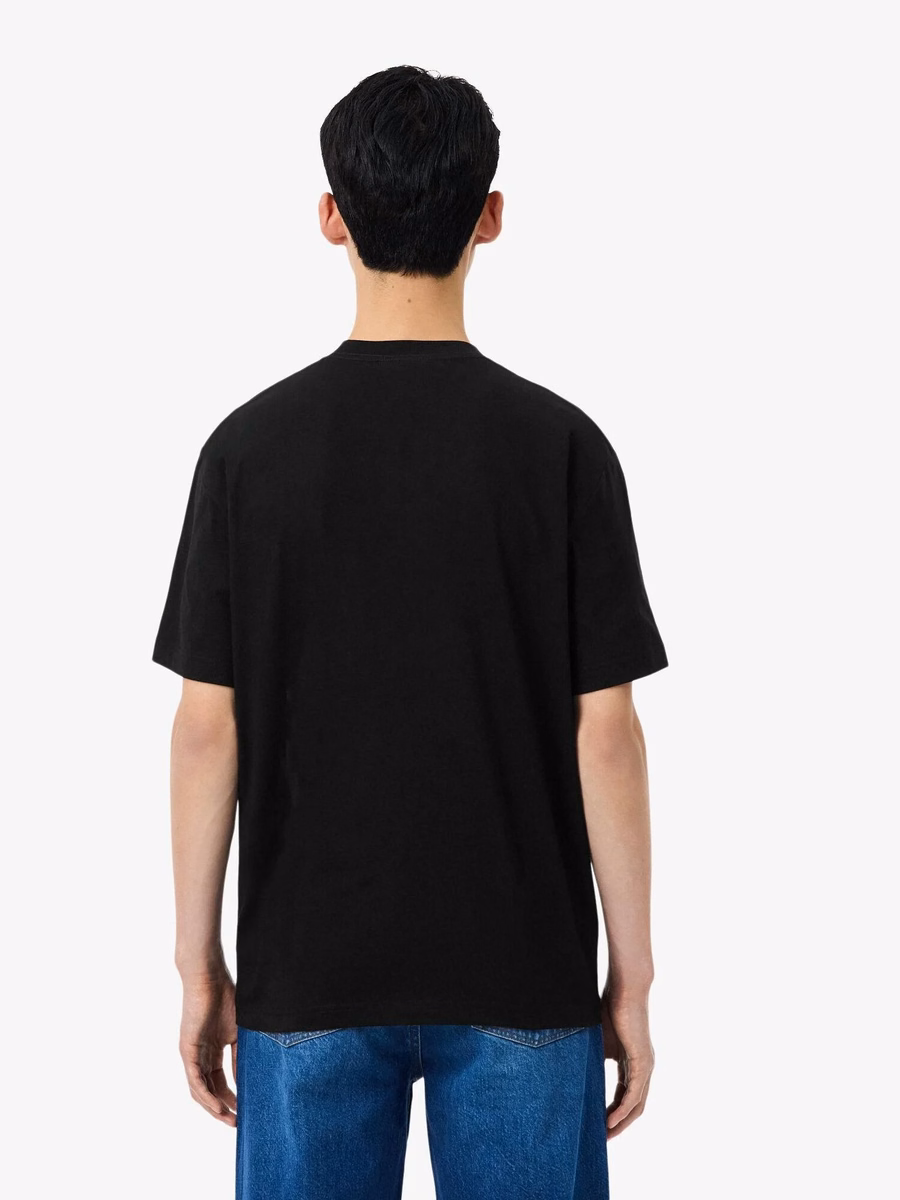 T-shirt in cotone con taschino sul petto