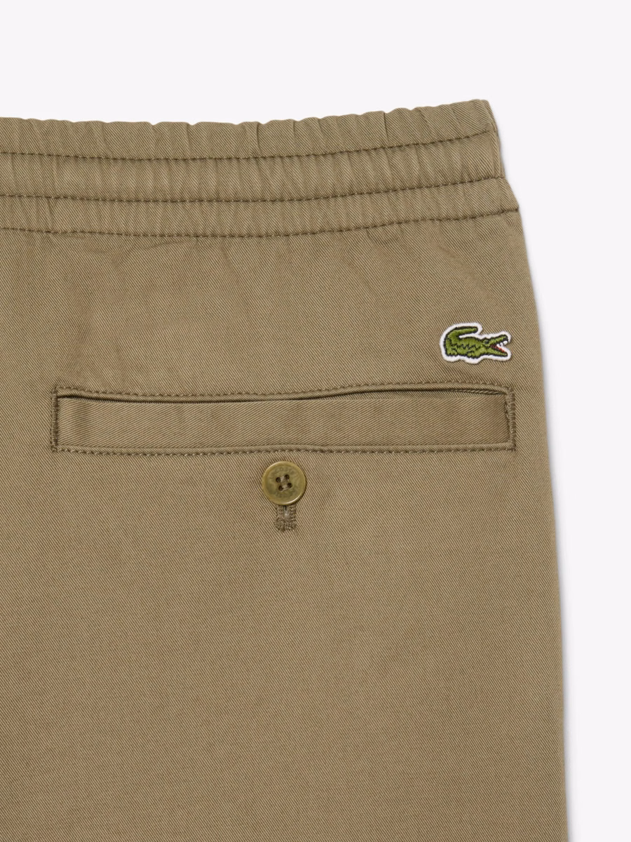 Pantaloni chino in gabardine di cotone a vestibilità regolare