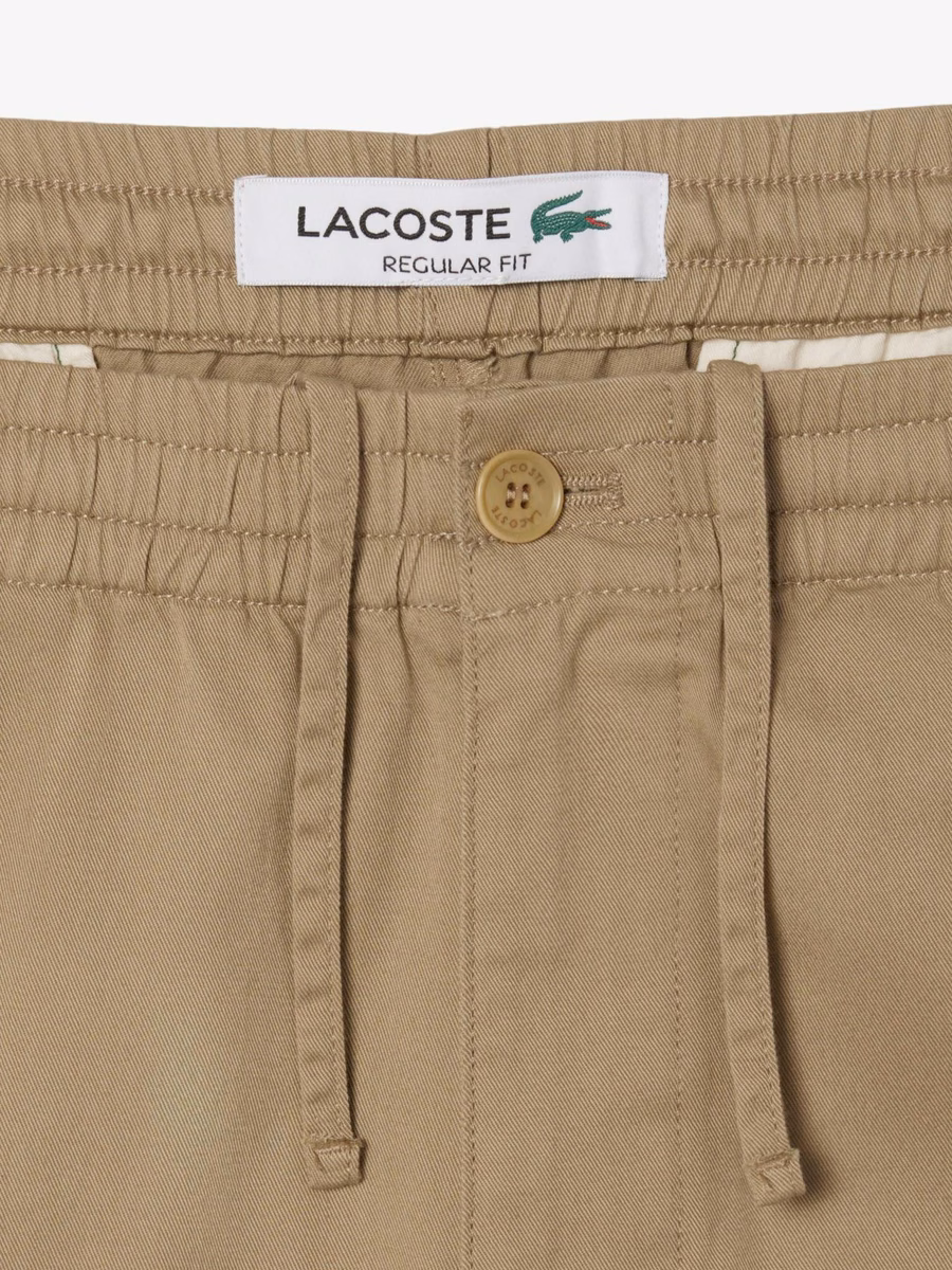 Pantaloni chino in gabardine di cotone a vestibilità regolare