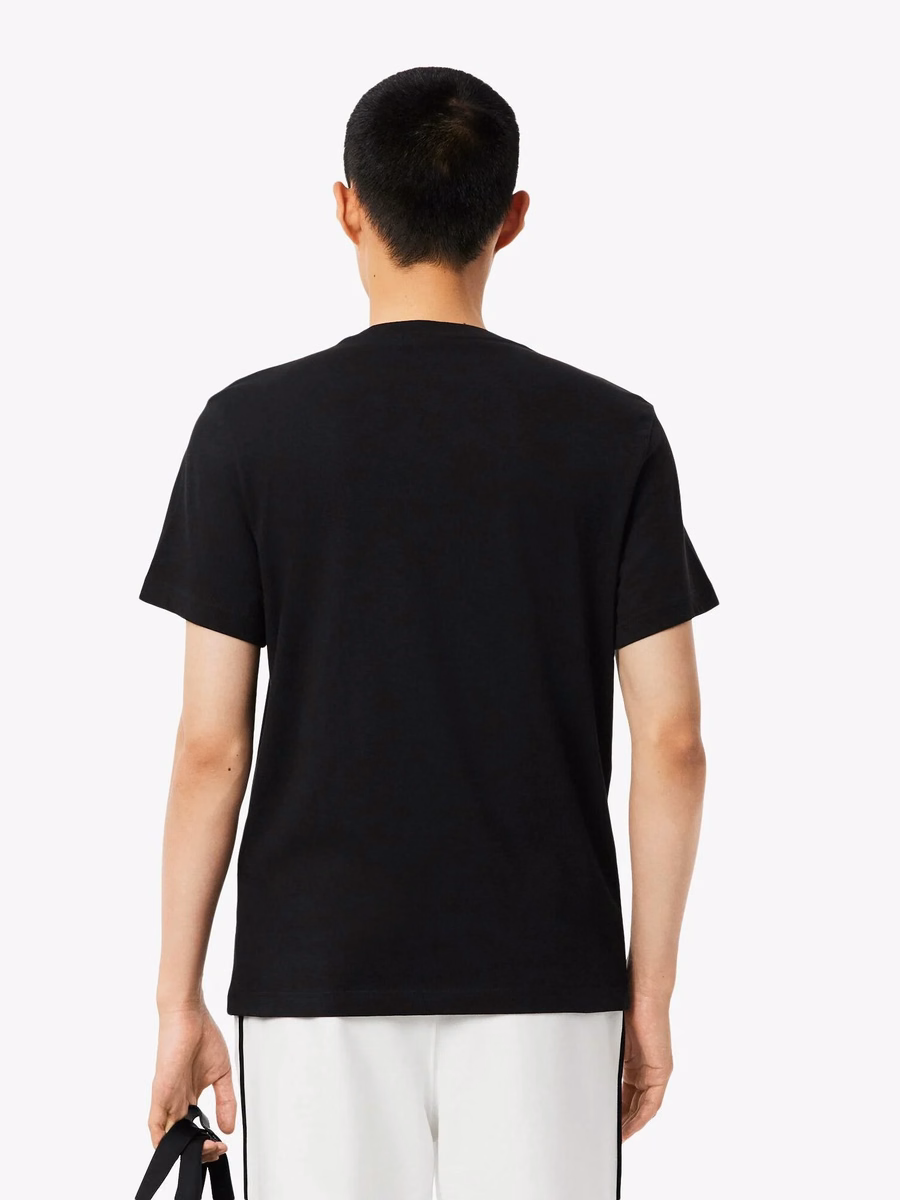 Lacoste Trim Cotton Jersey T-shirt