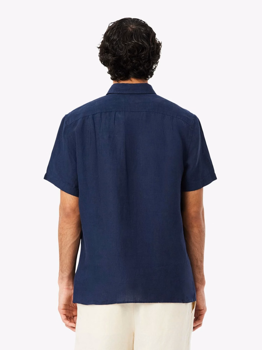 Camicia in Lino a Maniche Corte