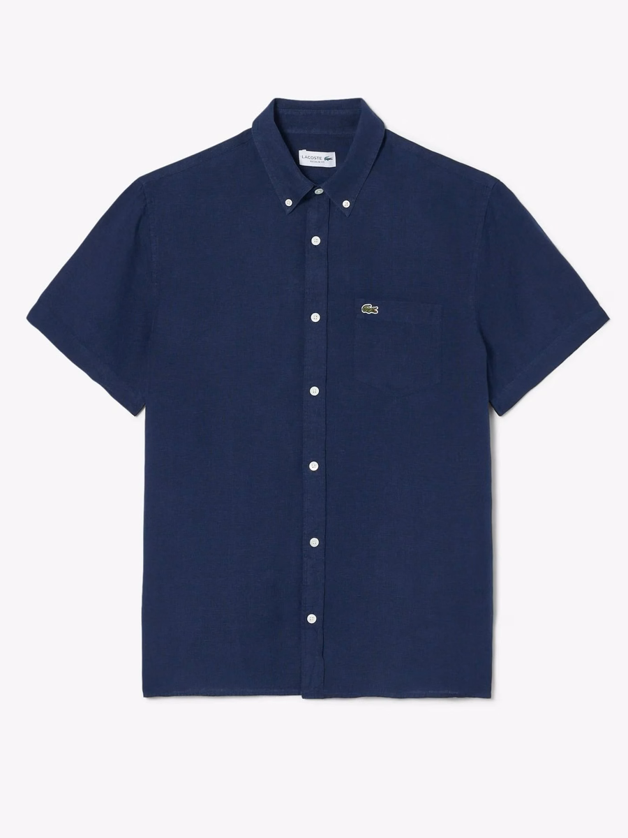 Camicia in Lino a Maniche Corte