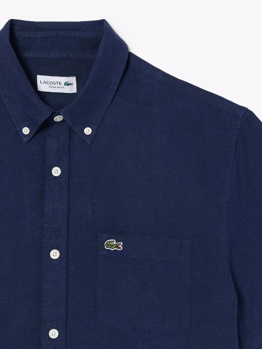 Camicia in Lino a Maniche Corte