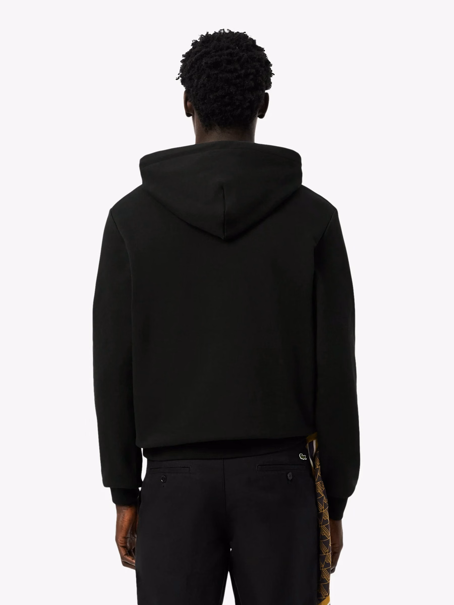 Felpa con cappuccio in cotone felpato