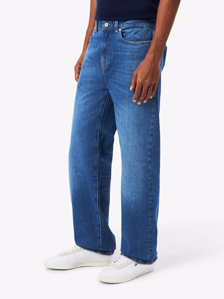 Jeans a gamba dritta a 5 tasche