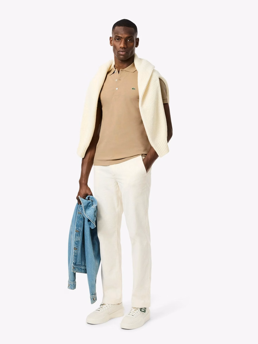 Maglietta Polo Slim Fit Stretch Petit Piqué