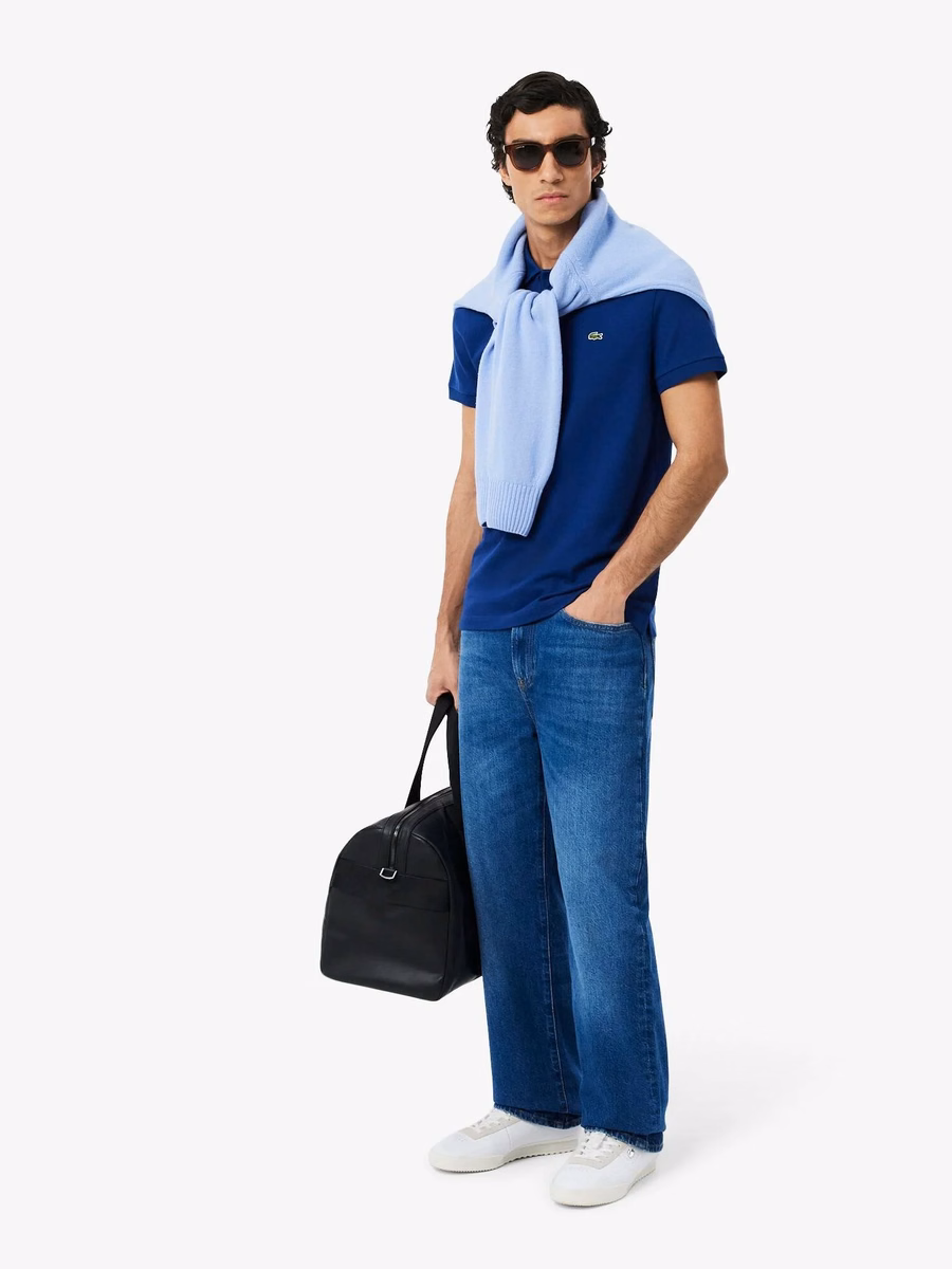 Maglietta Polo Slim Fit Stretch Petit Piqué