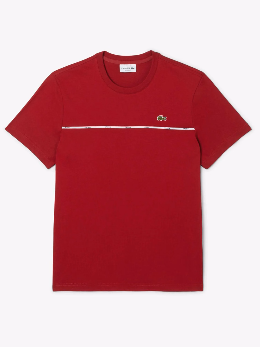 Lacoste Trim Cotton Jersey T-shirt