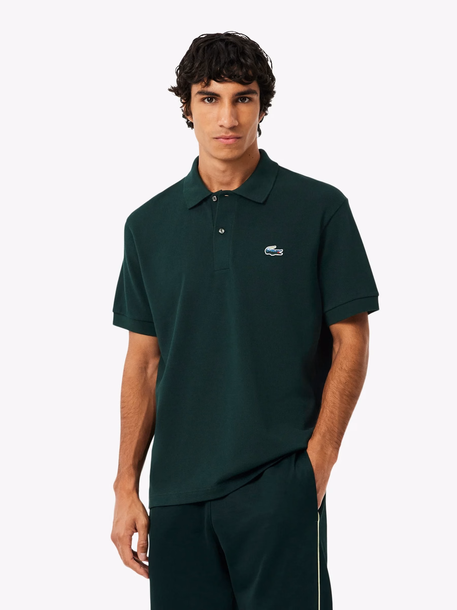 Maglietta polo Piqué Classic Fit con coccodrillo paesaggistico