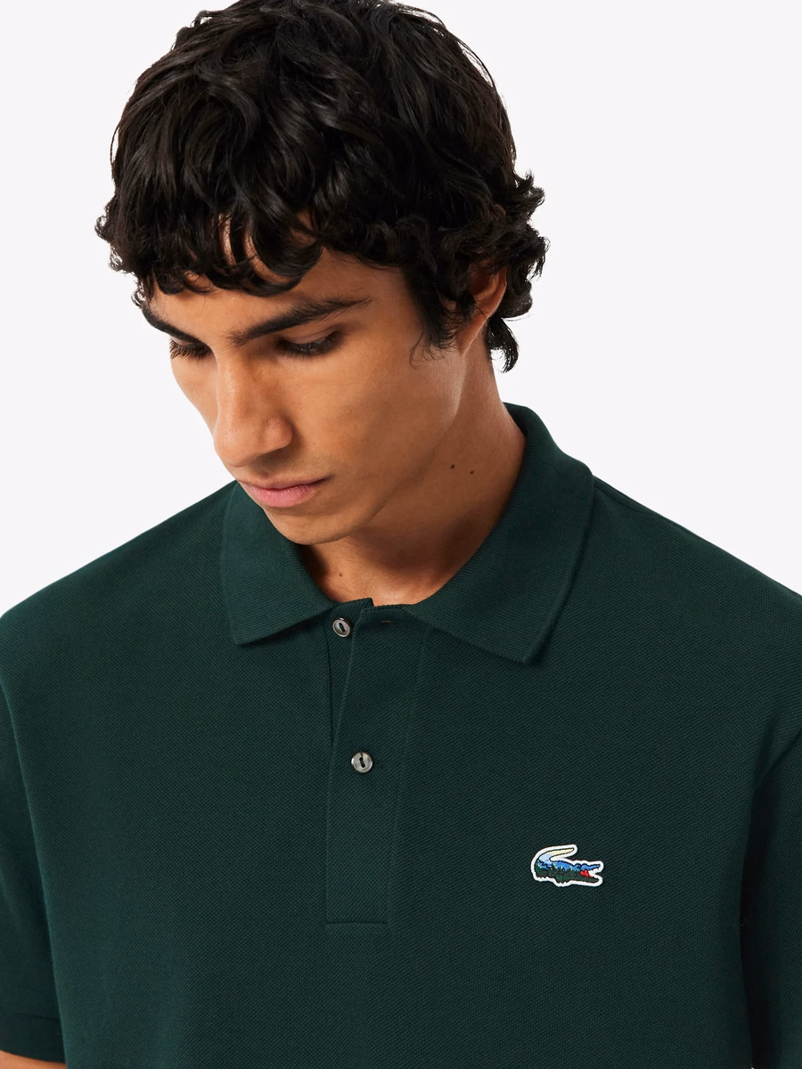 Maglietta polo Piqué Classic Fit con coccodrillo paesaggistico