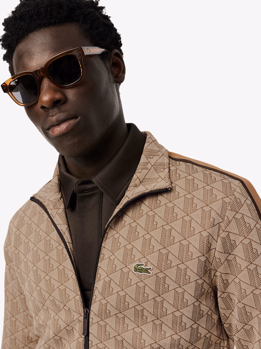 Giacca da track Jacquard con zip di Parigi