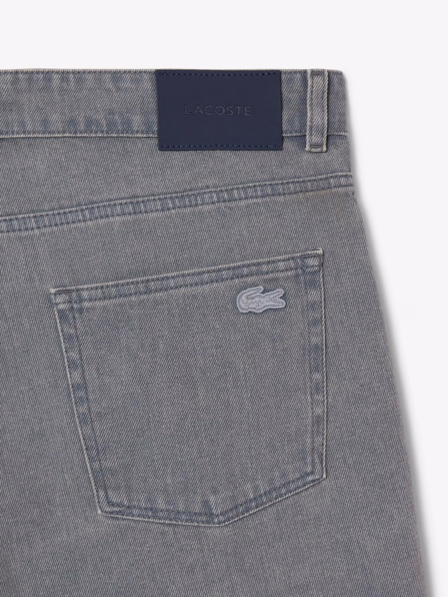 Shorts Bermuda in denim effetto lavato