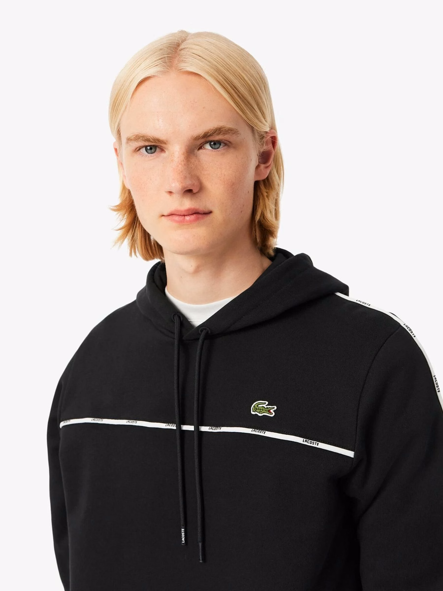 Felpa con logo a righe Classic Fit