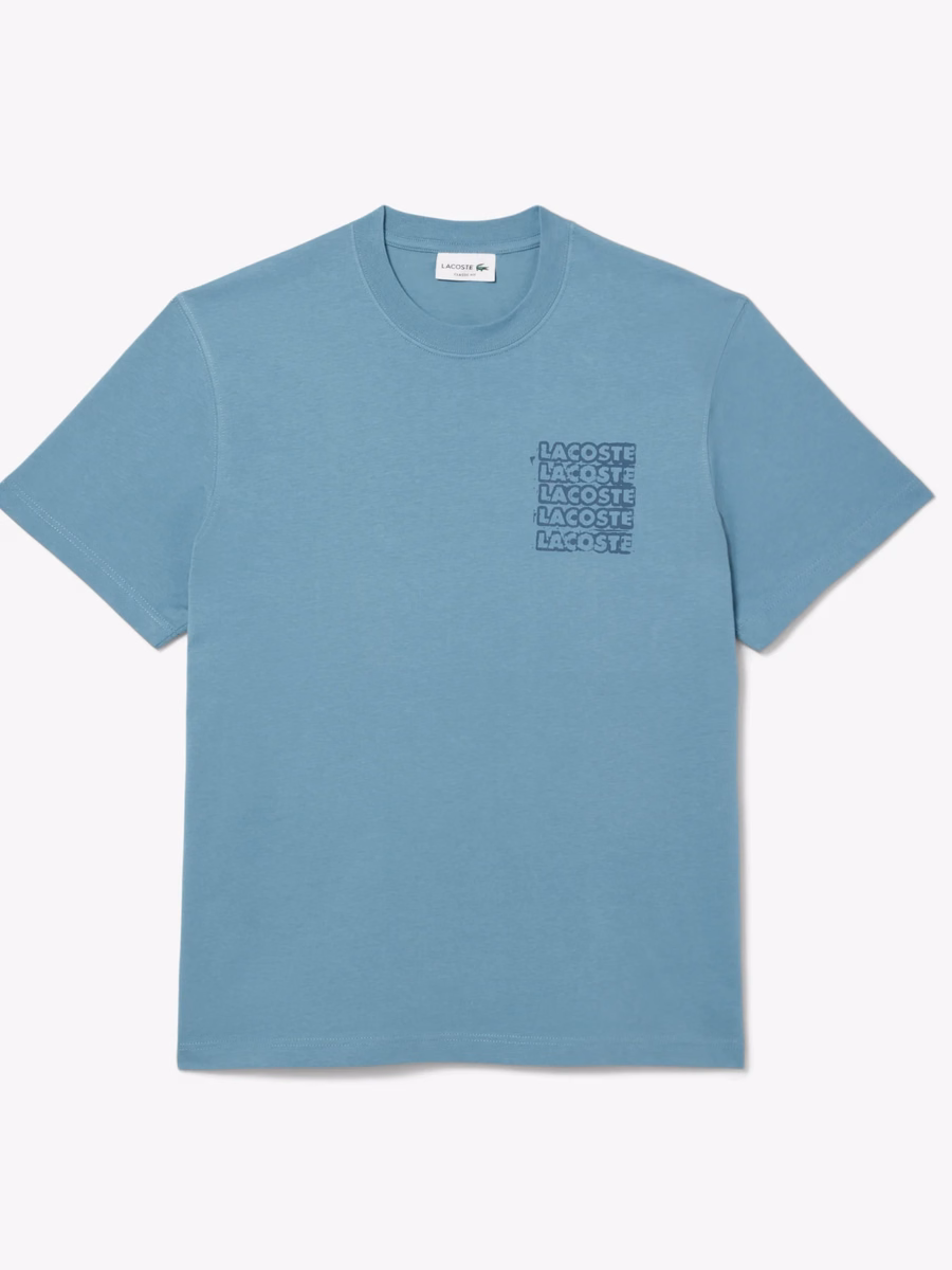 T-shirt grafica in jersey di cotone