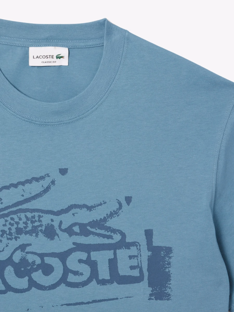 T-shirt in Jersey di Cotone Stampato
