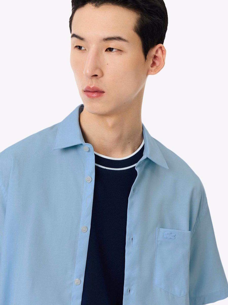 Camicia in cotone a maniche corte Regular Fit