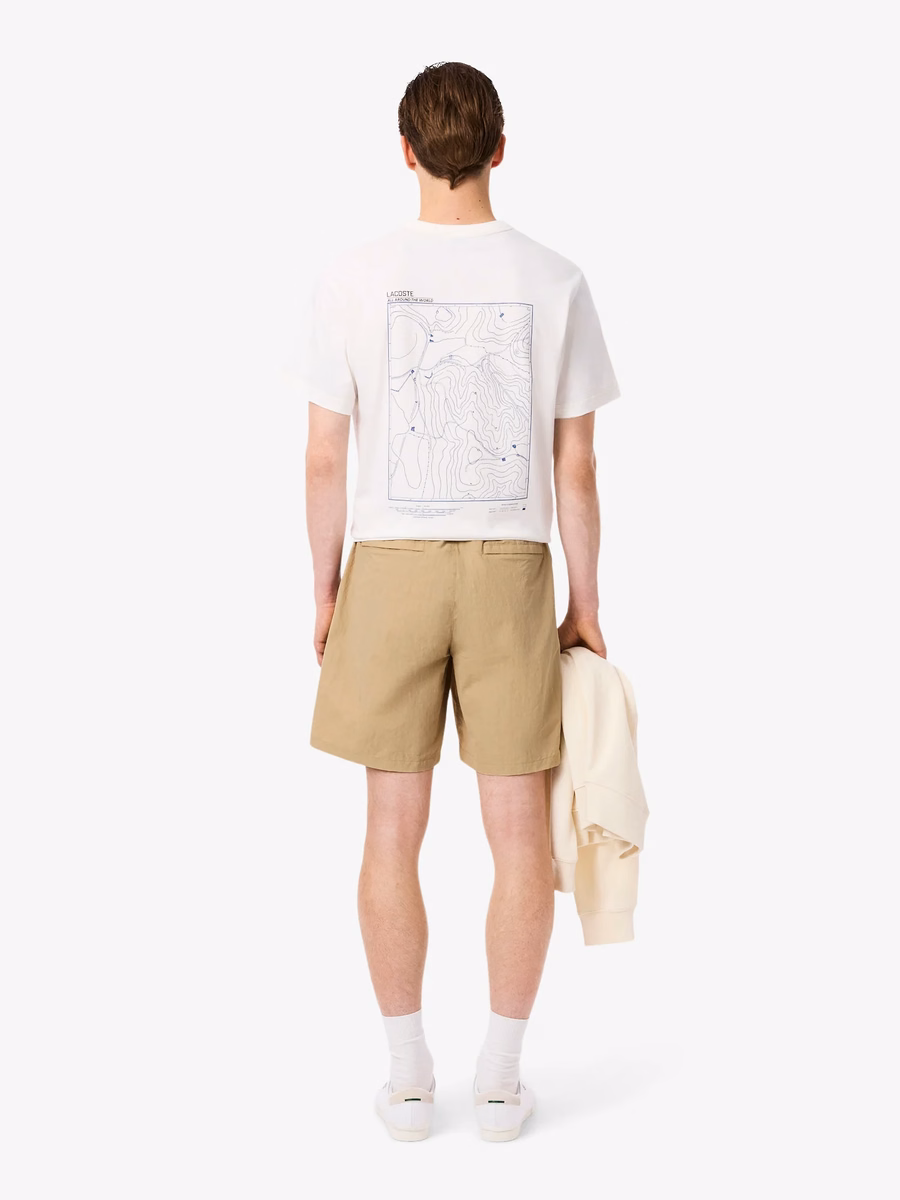 Shorts in Nylon Resistenti all'Acqua e al Vento