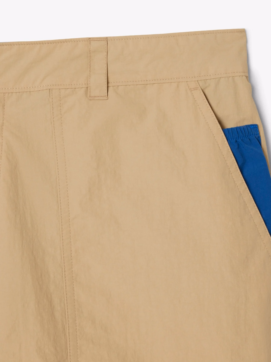 Shorts in Nylon Resistenti all'Acqua e al Vento