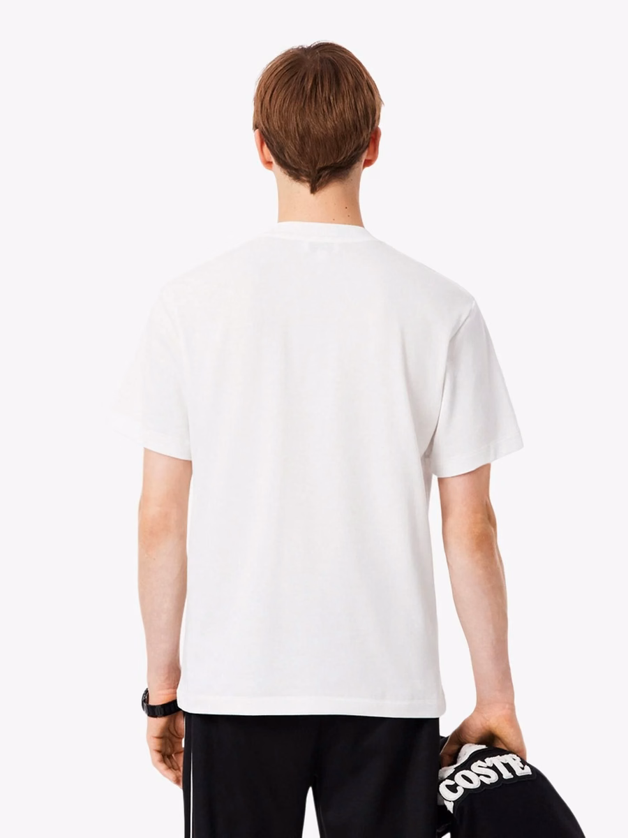 T-shirt a Collo Ribbattuto Petit Piqué