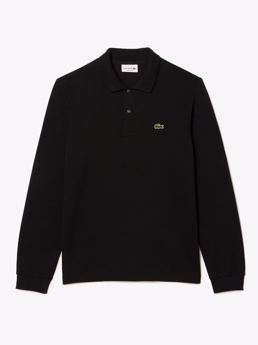Polo L.12.12 a Maniche Lunghe con Vestibilità Classica