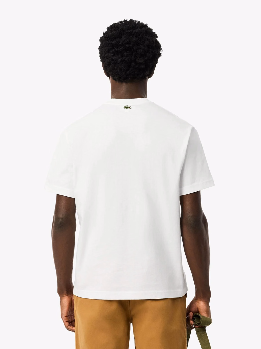 T-shirt in cotone ricamata