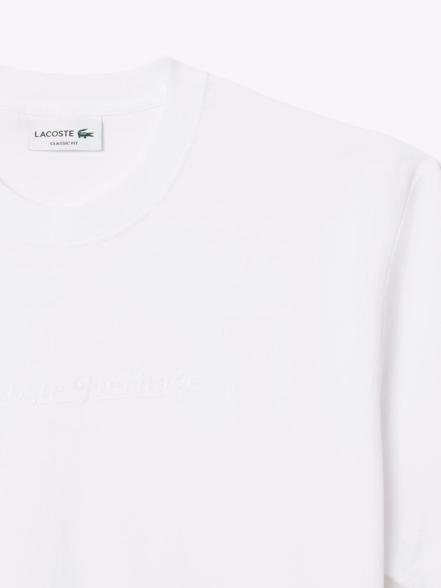 T-shirt in cotone ricamata