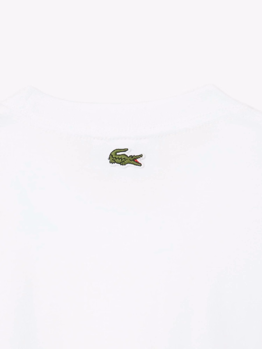 T-shirt in cotone ricamata