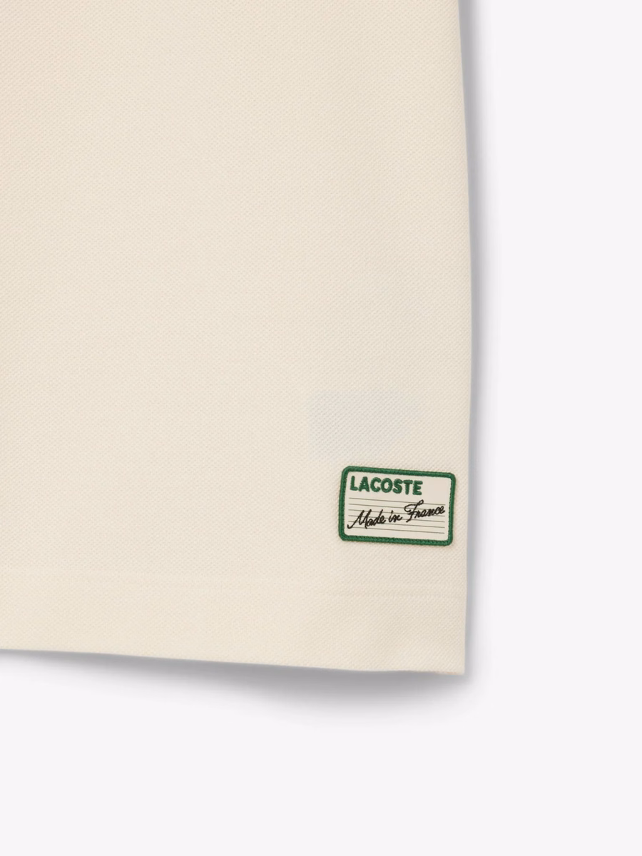 Maglietta Polo Classica a Righe con Collo, Made in France