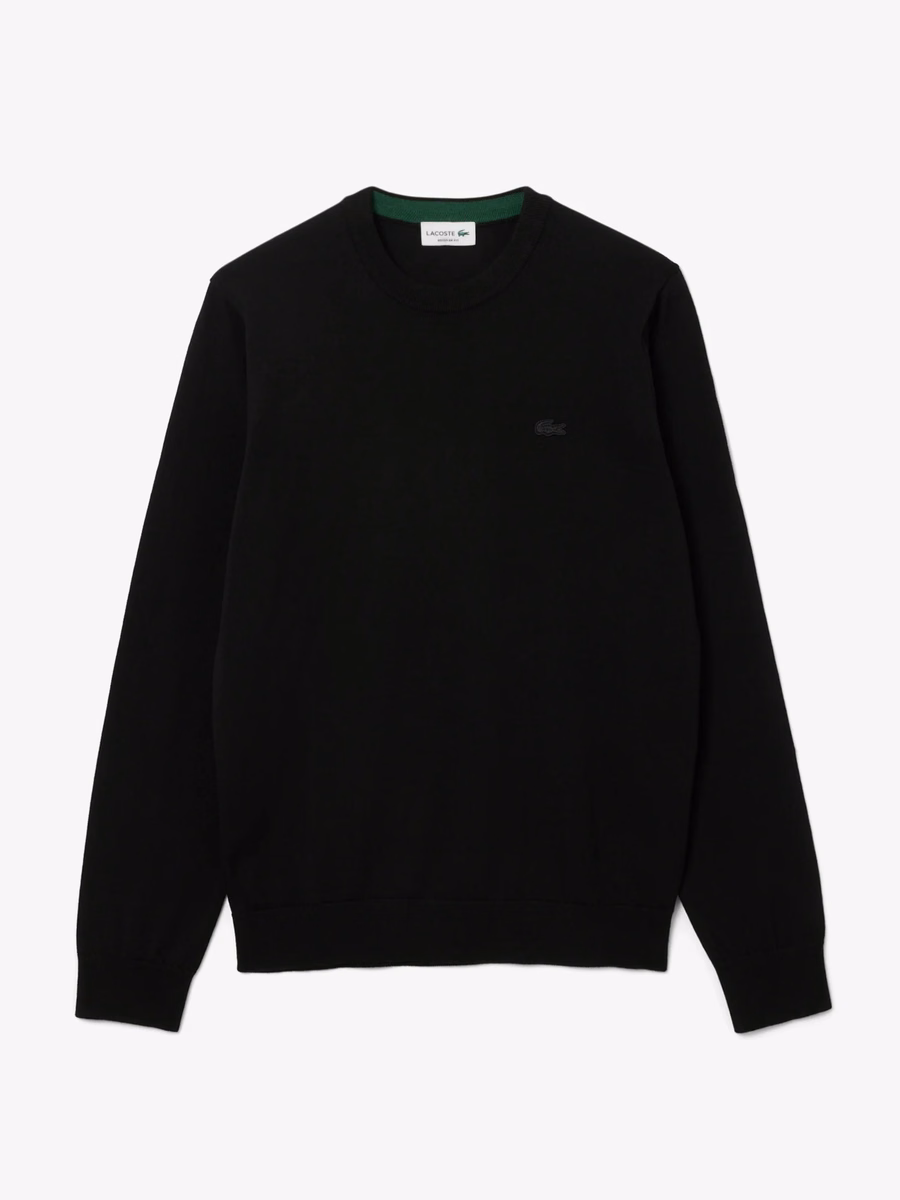 Maglione a collo rotondo in lana merino