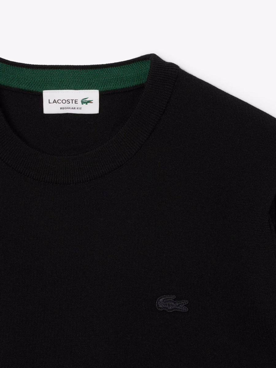 Maglione a collo rotondo in lana merino