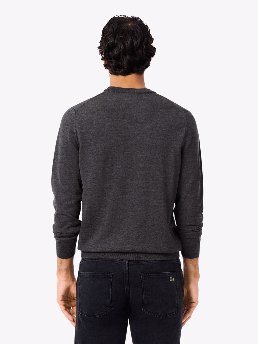 Maglione a collo rotondo in lana merino