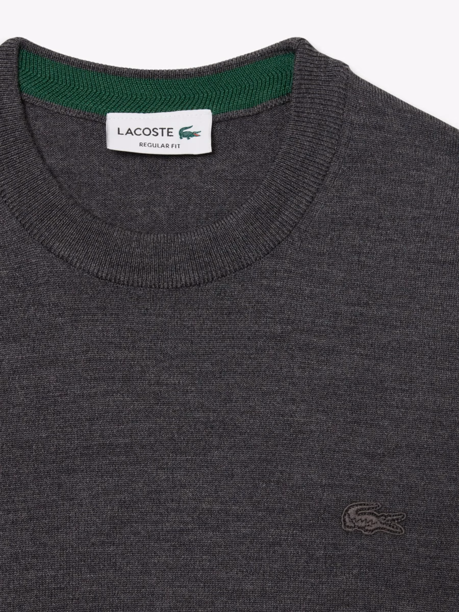 Maglione a collo rotondo in lana merino