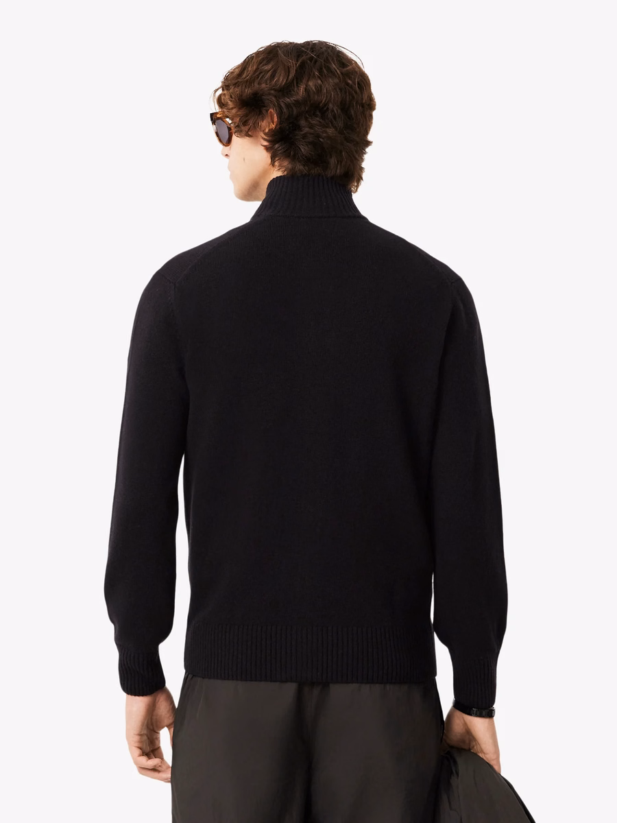 Maglione in lana con zip