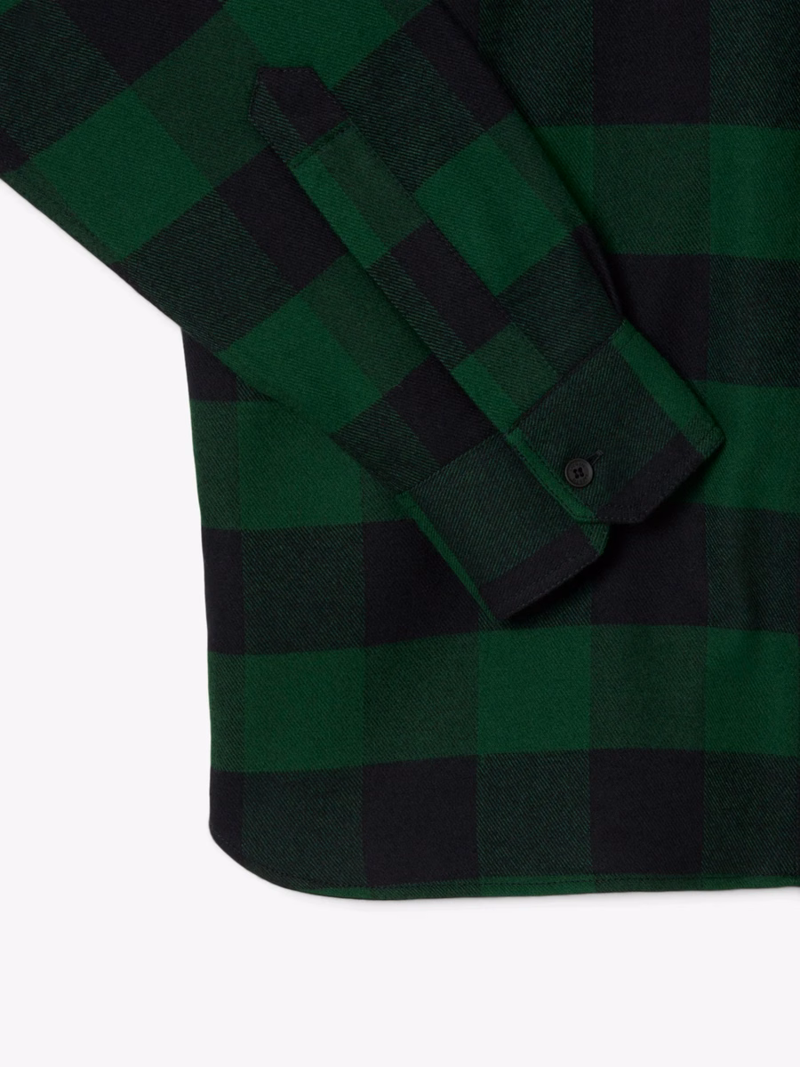 Camicia oversize in cotone a quadri