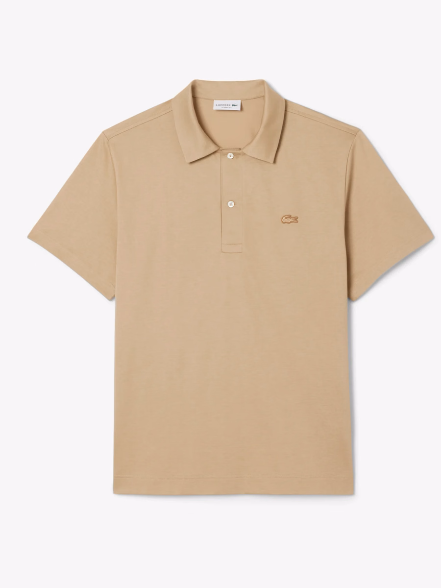 Maglietta Polo Ricamata con Collo Aperto Paris Classic Fit