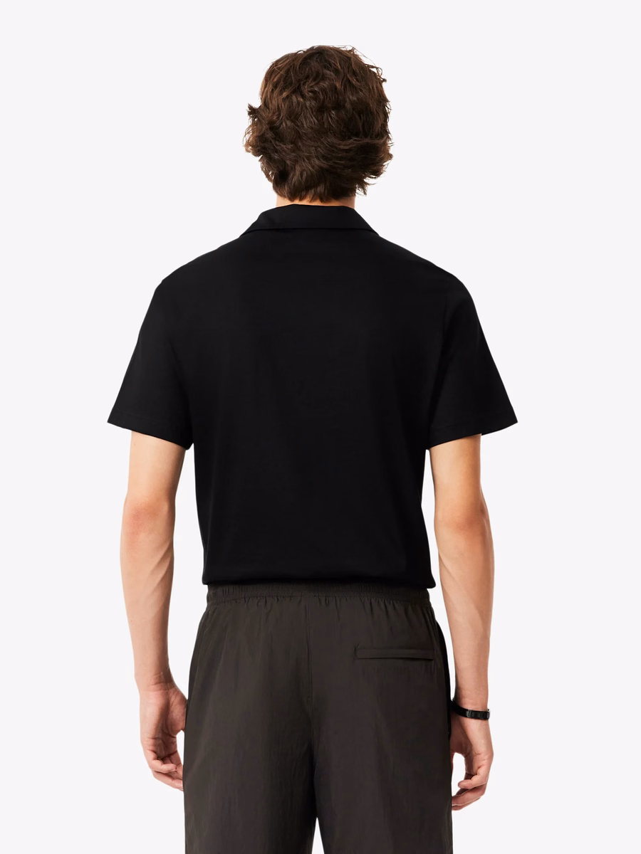 Maglietta Polo Ricamata con Collo Aperto Paris Classic Fit