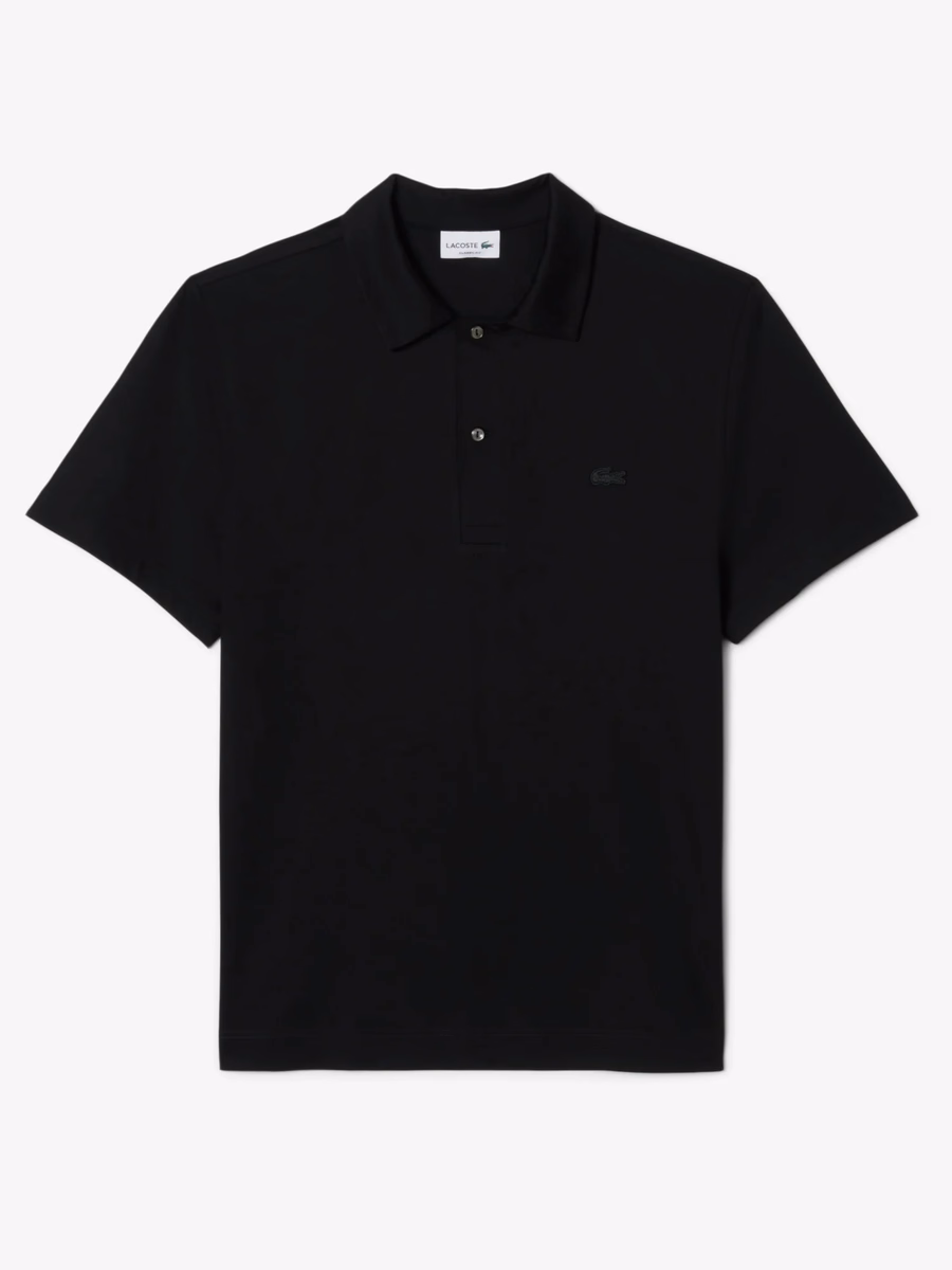 Maglietta Polo Ricamata con Collo Aperto Paris Classic Fit