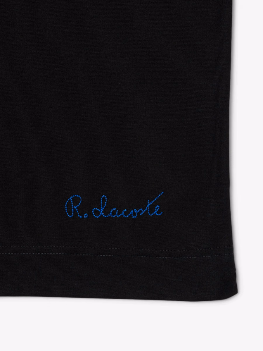 Maglietta Polo Ricamata con Collo Aperto Paris Classic Fit
