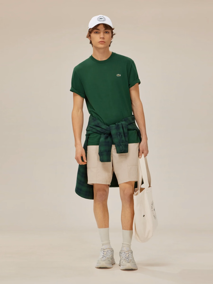 T-shirt in Cotone Le Club Lacoste Melbourne