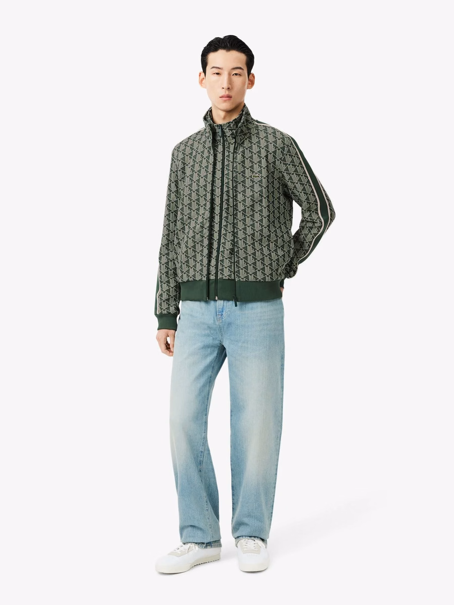 Giacca da track Jacquard con zip di Parigi