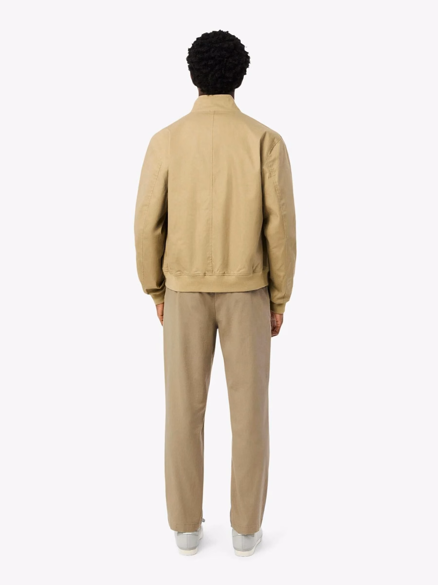 Pantaloni chino in gabardine di cotone a vestibilità regolare