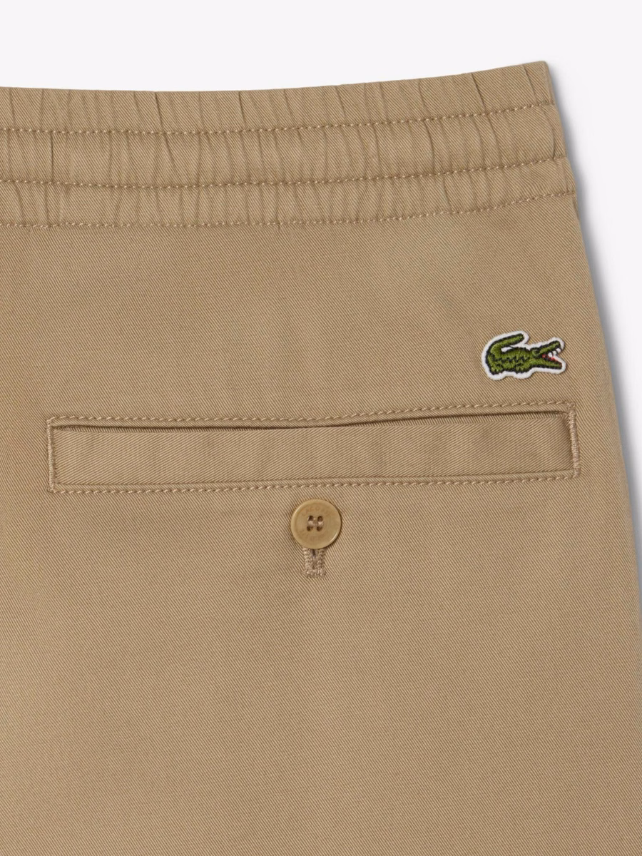 Pantaloni chino in gabardine di cotone a vestibilità regolare