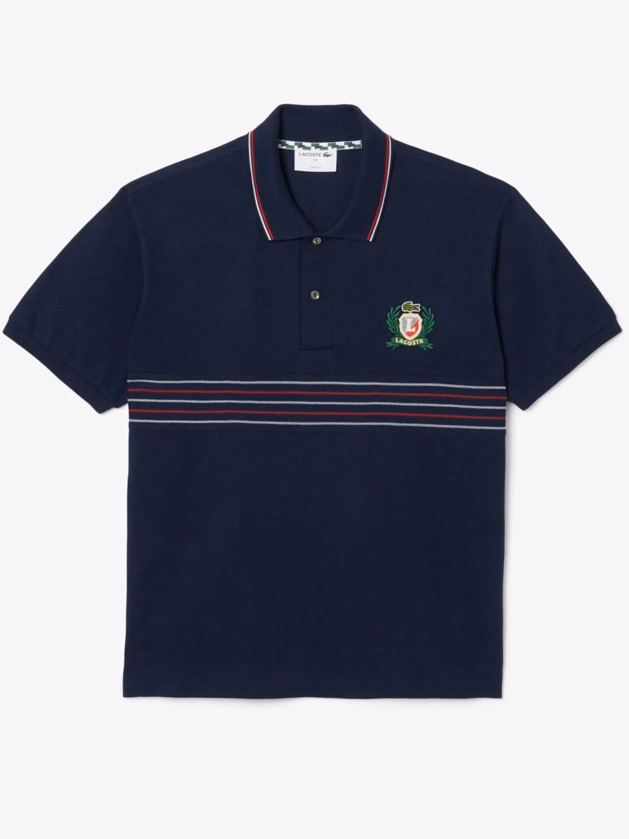 Classic Fit L.12.12 Embroidered Shield Polo Shirt