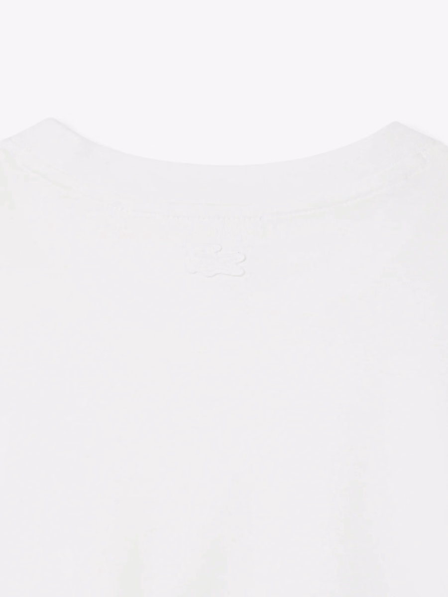 T-shirt in jersey con stampa coccodrillo