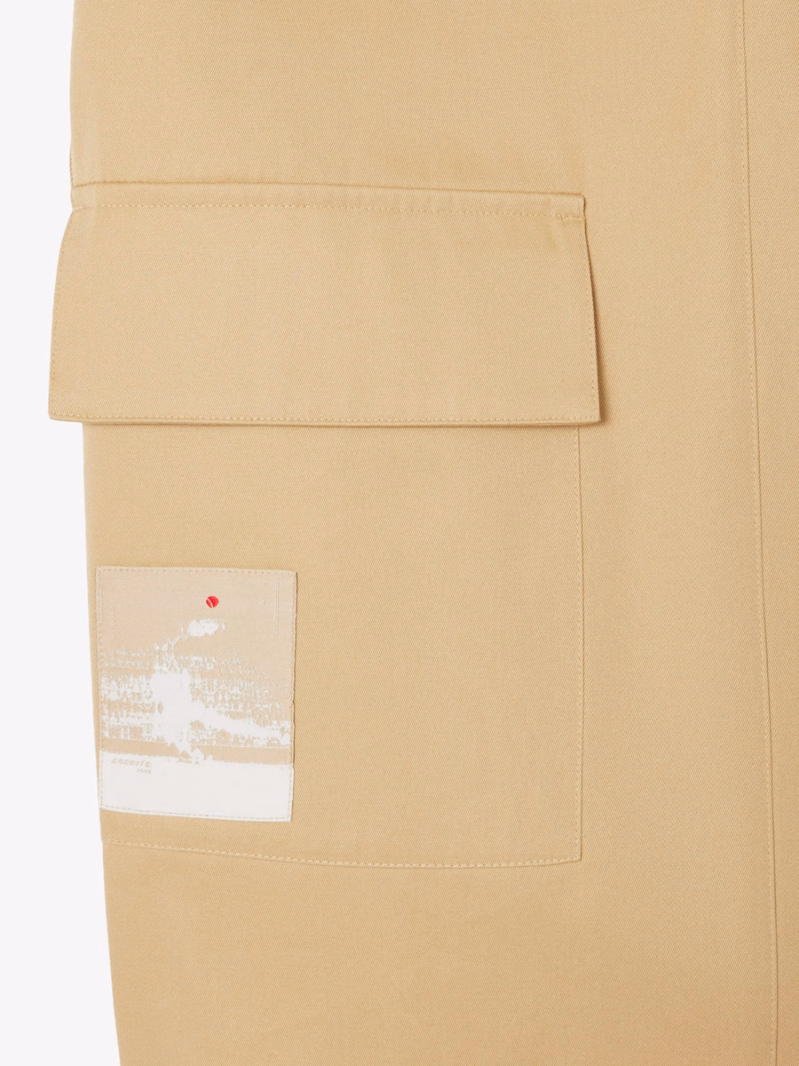 Gonna Midi in Twill a Taglio Dritto