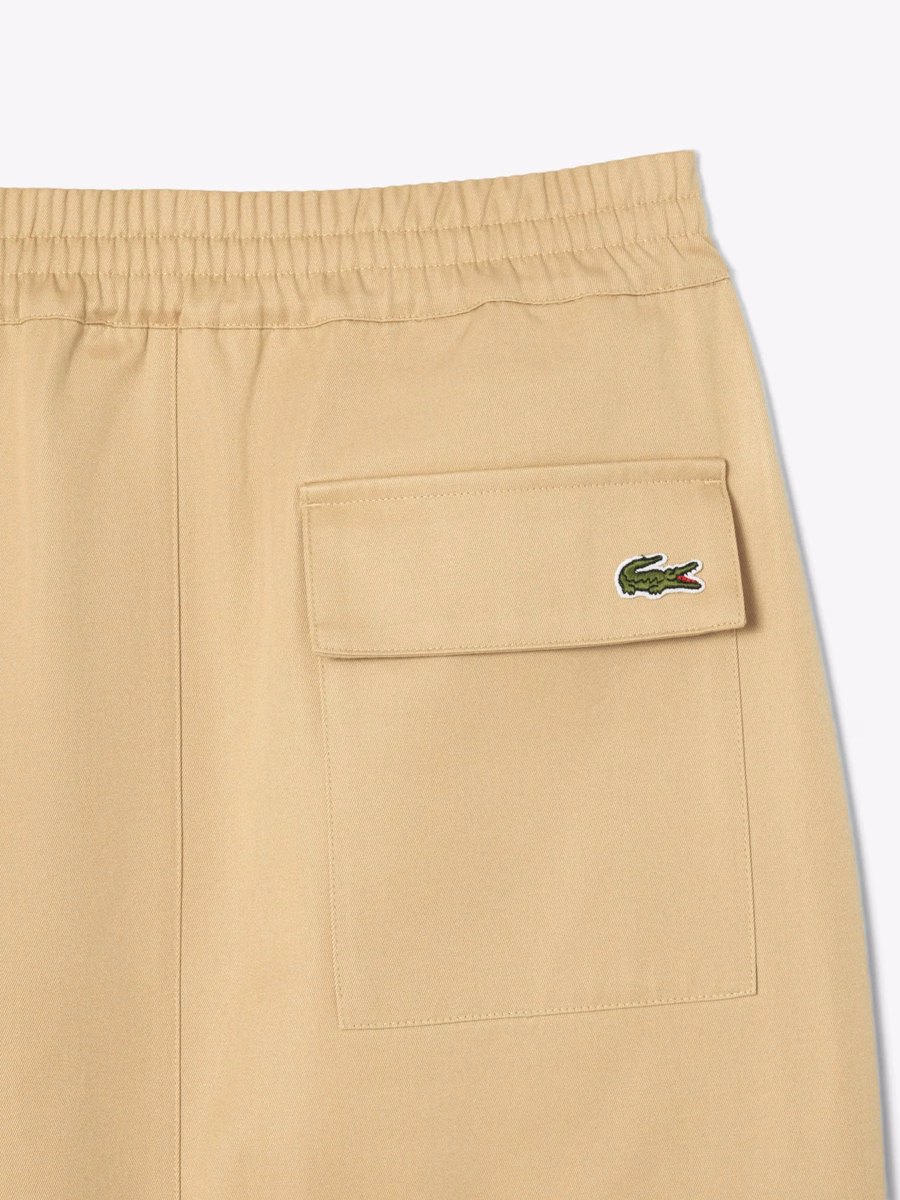 Gonna Midi in Twill a Taglio Dritto