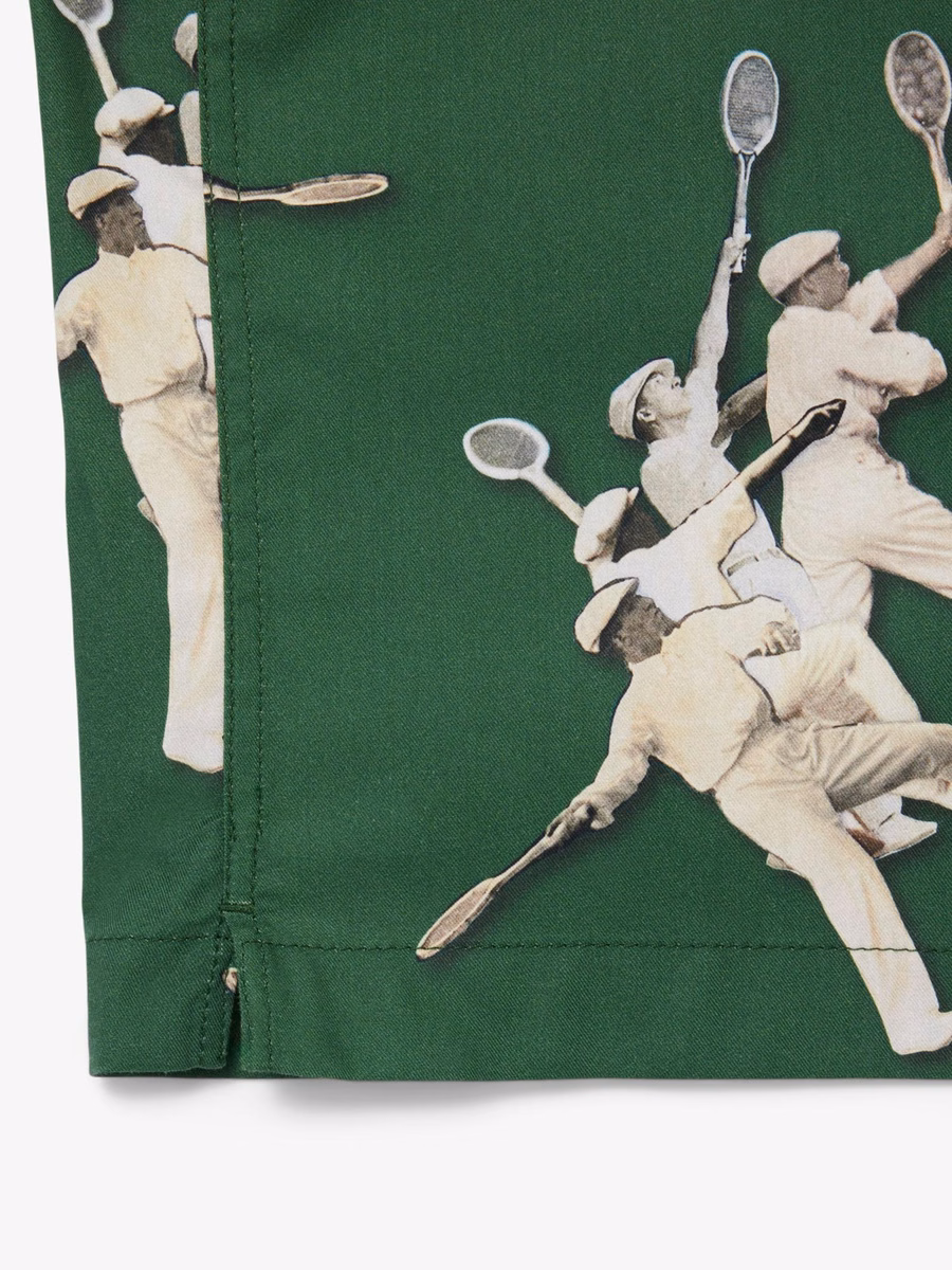 Camicia con stampa René Lacoste Relaxed Fit