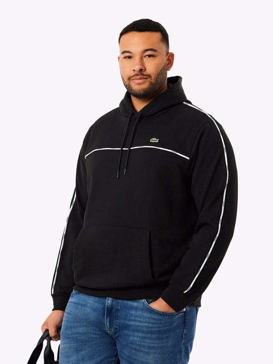 Felpa con logo a righe Classic Fit